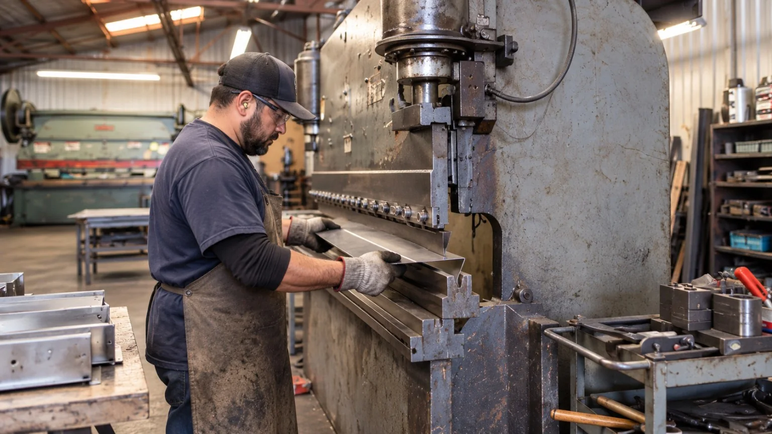 Custom bending on a press brake