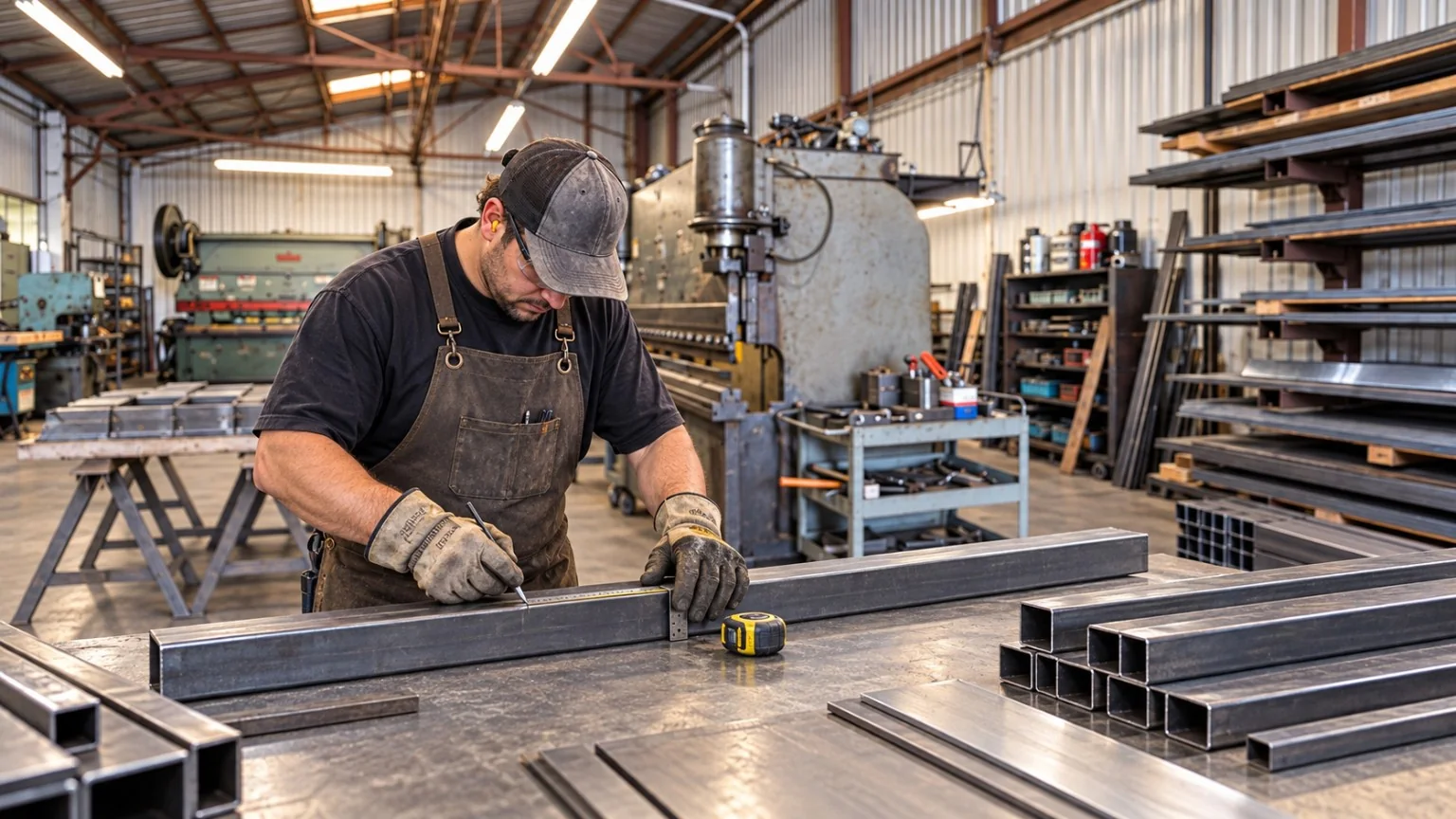 Custom steel material preparation